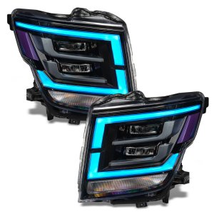 Nissan Titan Headlight DRL Upgrade Kit - ORACLE Lighting - ColorSHIFT RGB+W - `21-`22